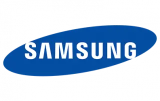 Samsung laundry appliance repair and service logo.